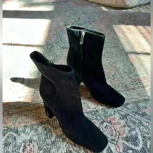 Black suede Sam Edelman boots